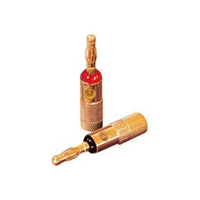 Audio Dynavox Banaanstekker zwart (klemcilinder) - thumbnail