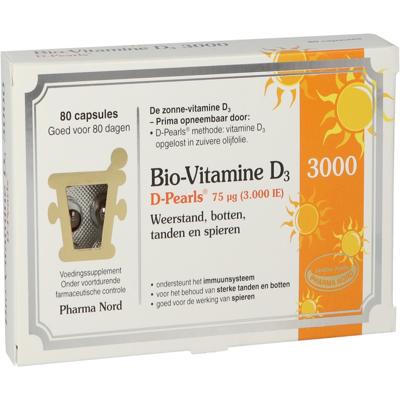 Pharma Nord Bio-Vitamine D3 75mcg 3000ie Capsules