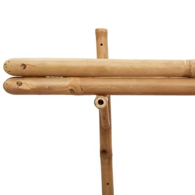 Wandplank met plank met opslag Bruin 100 x 26 x 60 cm Bamboe