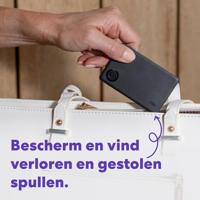 Tile by Life360 Slim (2024) – Portemonneefinder, Bluetooth-tracker en itemfinder voor bagagelabels, paspoorten en meer. Zowel iOS- als Android-compatibel. Telefoonfinder. 2-Pack (zwart) - thumbnail