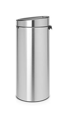 Brabantia touch bin afvalemmer 30 liter matt steel - thumbnail