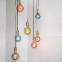 CALEX - LED Lamp - Nora Topaz G125 - E27 Fitting - Dimbaar - 4W - Warm Wit 2200K - Grijs - thumbnail