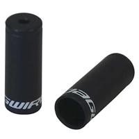 JAGWIRE End caps open - 3mm dropper - alloy (50pcs) - black - thumbnail