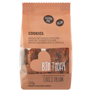 BioToday Koekjes met Stukjes Chocolade BioToday Koekjes met Stukjes Chocolade