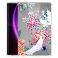 Lenovo Tab P11 Gen 2 Back Case Bird Flowers - thumbnail