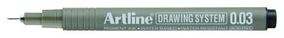 Fineliner artline technisch 0.03mm zwart | 12 stuks