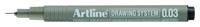 Fineliner artline technisch 0.03mm zwart | 12 stuks - thumbnail