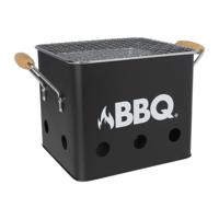 BBQ Kubus Mini Barbecue 28.5x15.5x15 cm Zwart - thumbnail