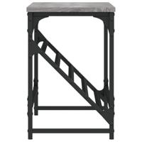 Schoenenrek 90x30x45 cm bewerkt hout grijs sonoma eikenkleurig - thumbnail