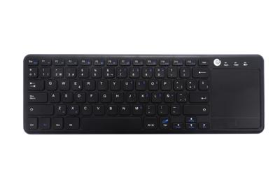 Toetsenbord met Touchpad CoolBox CoolTouch Zwart Qwerty Spaans