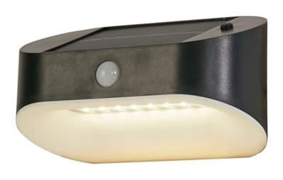 Searchlight Antraciete wandlampSolar design - 67421BK-PIR