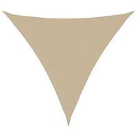 VidaXL Zonnescherm driehoekig 3,6x3,6x3,6 m oxford stof beige - thumbnail
