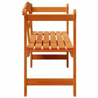 Tuinbank met opslag Bruin 119 x 44 x 76 cm Massief grenenhout - thumbnail