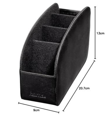 Hama Houder voor 4 Afstandsbedieningen Kunstleer Zwart