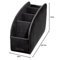 Hama Houder voor 4 Afstandsbedieningen Kunstleer Zwart - thumbnail