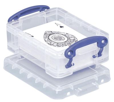 Really Useful Box visitekaarthouder 0,2 liter, transparant Really Useful Box visitekaarthouder 0,2 liter, transparant