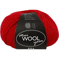 Creativ Company Wolgaren, l: 125 m, rood, 100 gr/ 1 bol - thumbnail