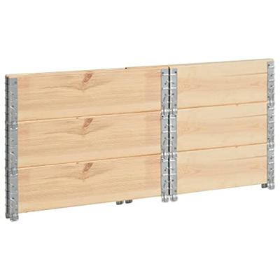 VidaXL Palletopzetranden 3 st 60x80 cm massief grenenhout
