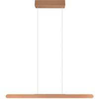 LED Hanglamp 28W - Dimbaar & Aanpasbare Kleur - Coffee Metaal - thumbnail