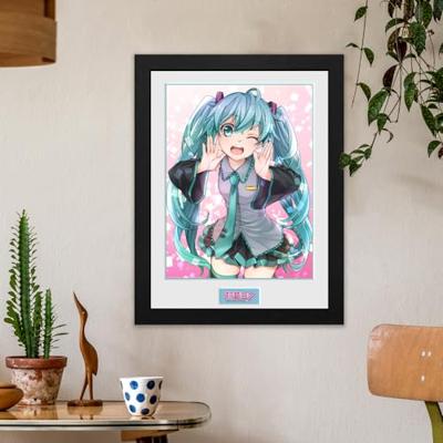 Hatsune Miku Framed Print - Wink (30x40cm) Hatsune Miku Framed Print - Wink (30x40cm)
