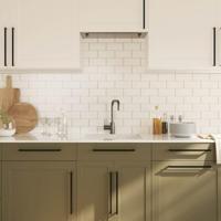 Handvatten 5 st 320 mm roestvrij staal zwart - thumbnail