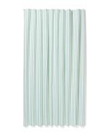 HEMA Douchegordijn 180x200cm polyester linnenlook blok blauw (blauw) - thumbnail