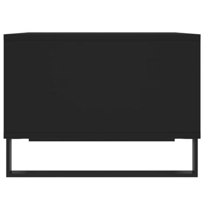 Salontafel 60x50x36,5 cm bewerkt hout zwart Salontafel 60x50x36,5 cm bewerkt hout zwart