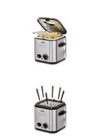 Princess 182611 Frituurpan 1.2 l 840 W 6 fonduevorkjes RVS (geborsteld) - thumbnail