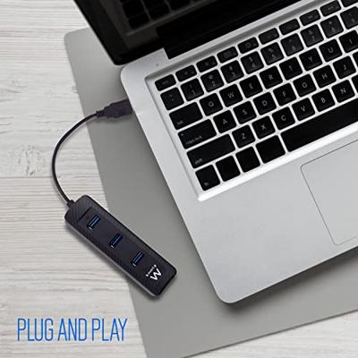 USB-HUB Ewent AAOAUS0127 3 x USB 3.1 RJ45 Plug and Play