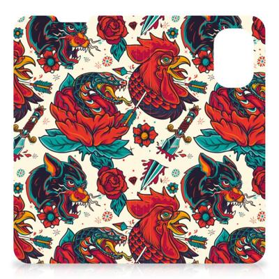 Stand Case voor OPPO Reno8 Lite Old Skool Stand Case voor OPPO Reno8 Lite Old Skool