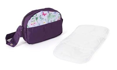 Poppen Luiertas - Flowers Lila
