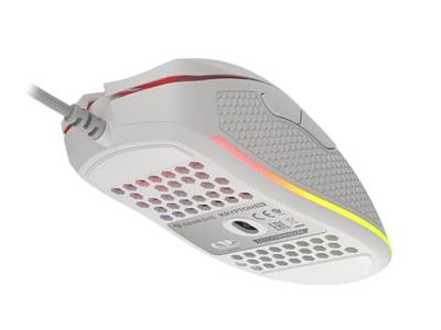 GENESIS NMG-1840 Krypton 555 USB Gaming Muis Rechtshandig Wit