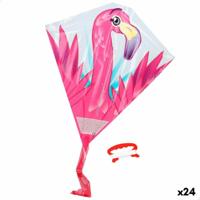 Komeet Eolo Ready to fly Roze flamingo 59 x 55 cm 24 Stuks - thumbnail