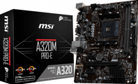 A320M PRO-E - Moederbord - micro ATX - Socket AM4 - AMD A320 - USB 3.1 Gen 1 - Gigabit LAN - thumbnail