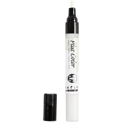 Plus Color marker, l: 14,5 cm, lijndikte 1-2 mm, off-white, 5,5 ml, 1 stuk