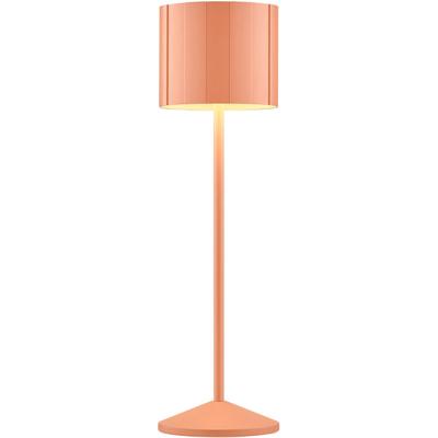 LED Tafellamp - Musterring Marisa - 1 Lichtpunt van 3 Watt - Dimbaar - Aanpasbare Lichtkleur - Hoogte Aanpasbaar - Geheugenfunctie - Nachtlamp - Afstandsbediening - Oranje - Metaal