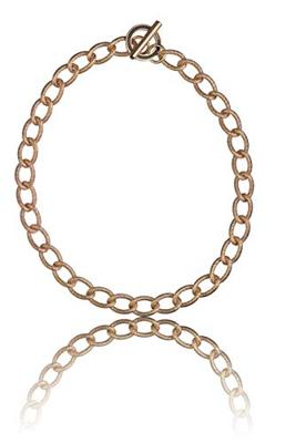 Ketting Dames Time Force 45 cm Kleur Brons