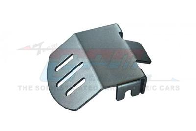 GPM - Aluminium Front/Rear Gear Box Bottom protector mount, Grey - Traxxas TRX-4