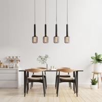 Searchlight Strakke hanglampDulwich - 35720-4BK - thumbnail