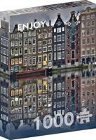 Amsterdam Houses Puzzel 1000 Stukjes - thumbnail