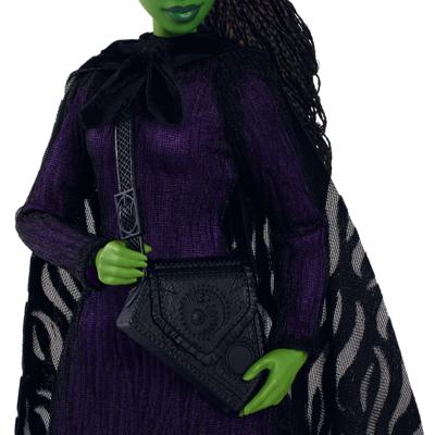 Mattel-Wicked-Elphaba pop met gevlochten haar en meerdere poses - Wicked - HXY38