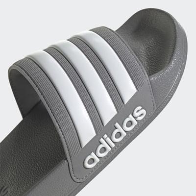 adidas Adilette Shower Slippers Donkergrijs Wit