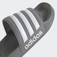 adidas Adilette Shower Slippers Donkergrijs Wit - thumbnail