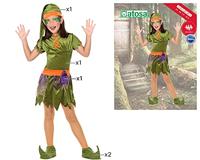 Kostuums voor Kinderen Elf Groen (5 Pcs) - Maat: 3-4 Jaar - Maat: 3-4 Jaar - thumbnail