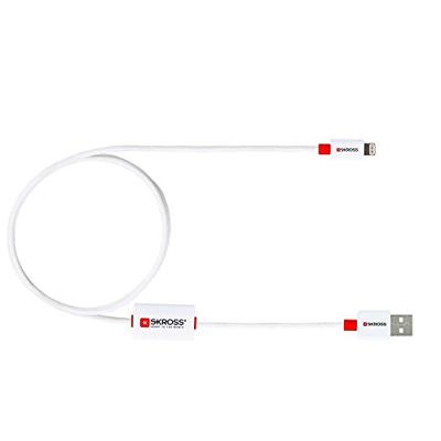 Data en Oplaadkabel USB A Male - Apple Lightning 1.00 m Wit