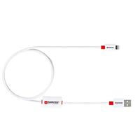 Data en Oplaadkabel USB A Male - Apple Lightning 1.00 m Wit - thumbnail