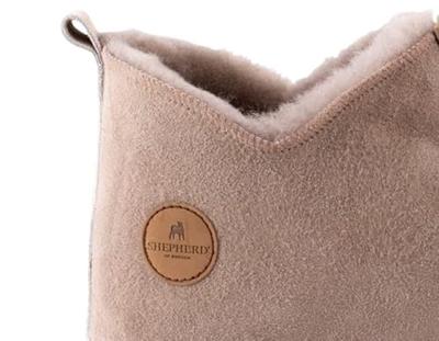 Shepherd Pantoffels Lina 6202025 Bruin-42 maat 42