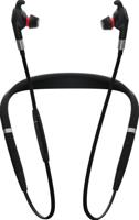 Jabra Evolve 75e MS Wireless Earbuds – Microsoft Certified Earphones With Long-Lasting Battery Life – Vibrating Neckband and Busylight – Black - thumbnail