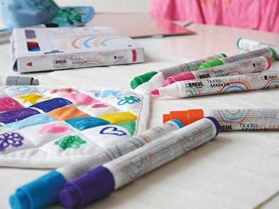 Van Der Doelen Javana texi max sunny textielstift 5 basiskleuren