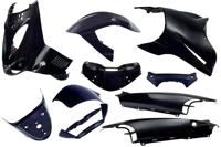 Edge Plaatset 11-delig voor aprilia sr van bouwjaar 1997 tot 2004 - zwart metallic - thumbnail